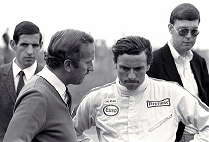 Jim Clark with Colin Chapman