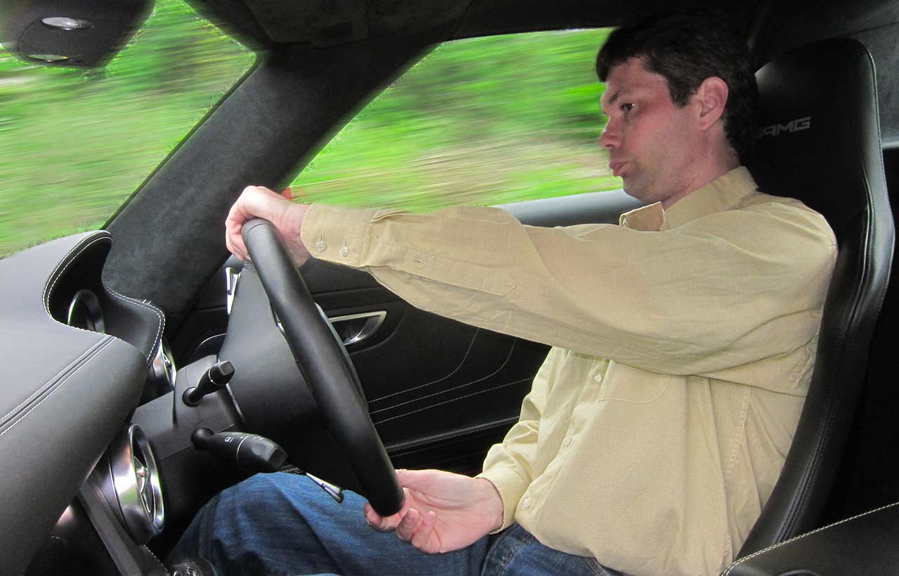 Andrew Noakes driving