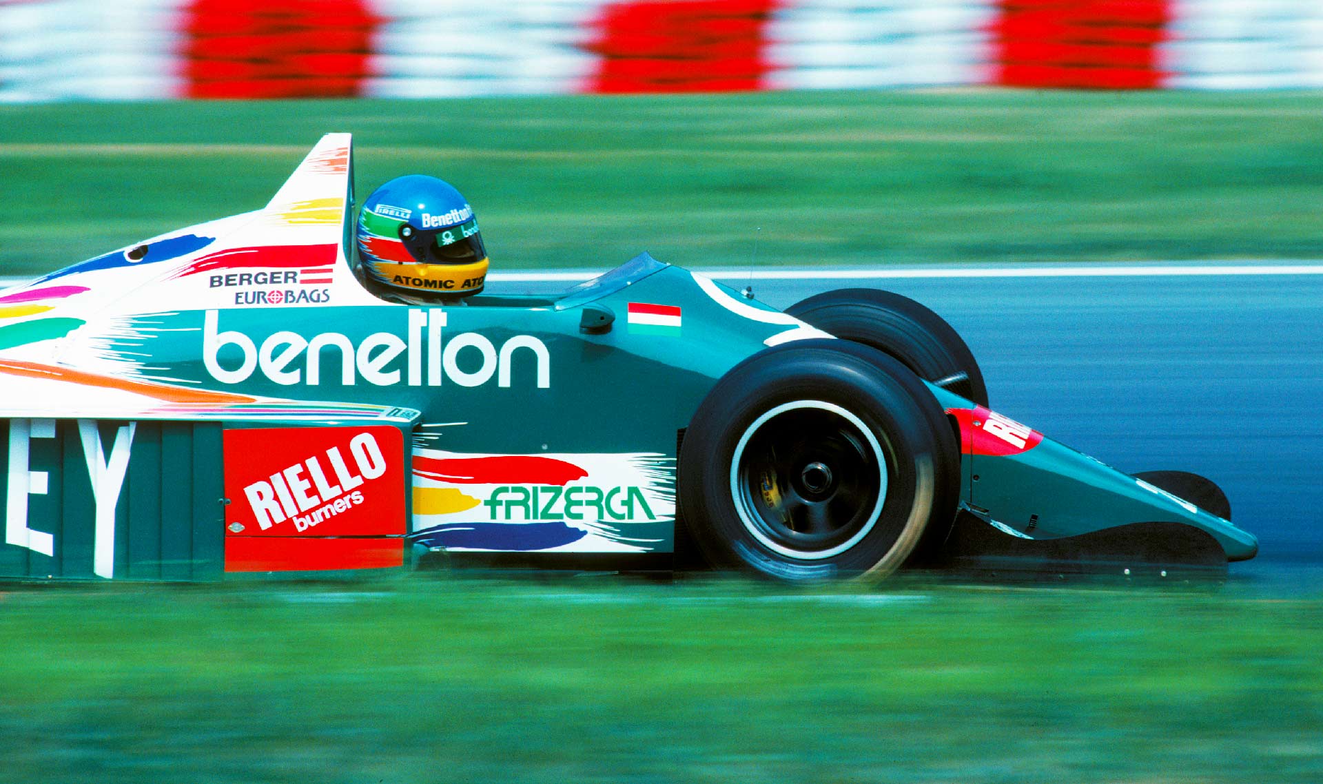 Gerhard Berger Benetton-BMW 1986