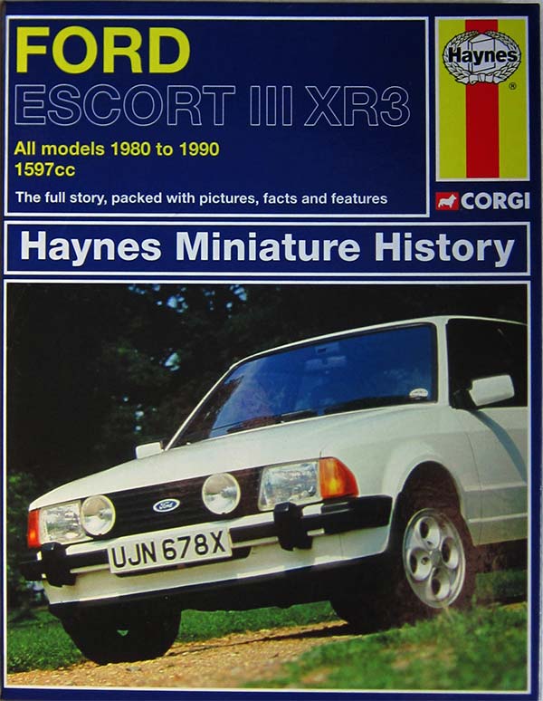 Escort XR3 book