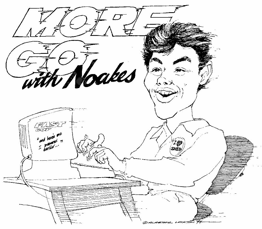 More Go with Noakes column in Fast Car magazine